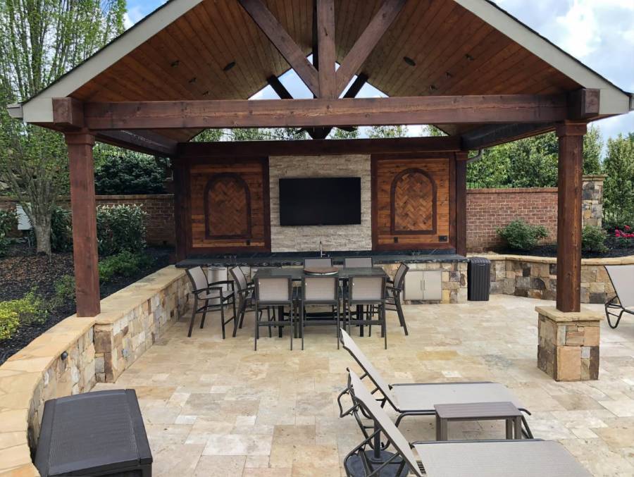 Outdoor Patio With Seating Area