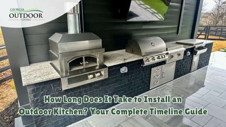 How Long Does It Take to Install an Outdoor Kitchen? Full Timeline Guide