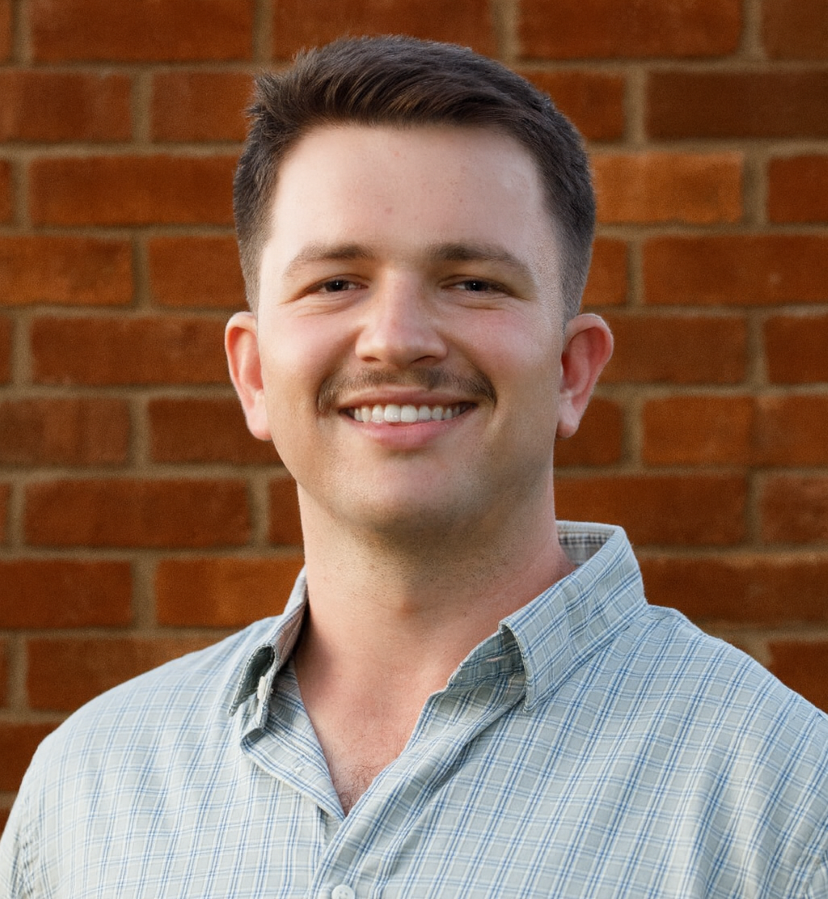 Andrew Dover, Project Manager and Construction Manager at Georgia Classic Pool, overseeing custom outdoor living projects.